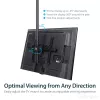Suporte de teto para TV StarTech.com – suporte de suspensão universal totalmente articulado para um ecrã com mastro telescópico longo ajustável – inclinação/rotação – suporte VESA para ecrãs de 32–75 polegadas