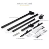 Suporte de teto para TV StarTech.com – suporte de suspensão universal totalmente articulado para um ecrã com mastro telescópico longo ajustável – inclinação/rotação – suporte VESA para ecrãs de 32–75 polegadas