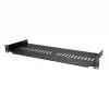 Prateleira de rack de servidor 1U StarTech.com – bandeja de montagem em rack ventilada universal para rack e armário de rede 19 polegadas – construção robusta em aço – capacidade de carga 44 lb/20 kg – prateleira de 7 polegadas de profundidade, preto