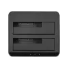 Docking station para discos rígidos USB 3.0 para SATA de duplo compartimento StarTech.com, dock de discos rígidos USB, docking station externa para SSD/HDD SATA I/II/III de 2,5/3,5 polegadas, compartimentos de disco hot-swap, carregamento superior