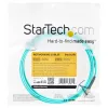 Cabo de fibra ótica multimodo OM4 LC/UPC para LC/UPC StarTech.com de 3 m (10 ft), fibra zipcord LOMMF/VCSEL 50/125 µm, 100G, baixa atenuação de inserção – cabo jumper de fibra ótica LSZH