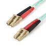 Cabo de fibra ótica multimodo OM4 LC/UPC para LC/UPC StarTech.com de 5 m (16,4 ft), fibra zipcord LOMMF/VCSEL 50/125 µm, 100G, baixa atenuação de inserção – cabo patch de fibra ótica LSZH