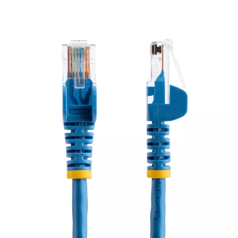 Cabo de rede Ethernet Cat5e StarTech.com com fichas RJ45 snagless – 7 m, azul