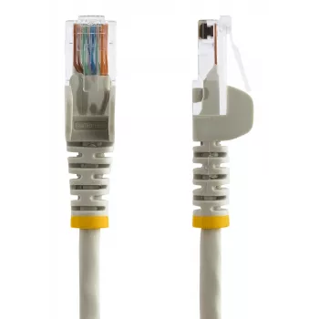 Cabo de rede Ethernet Cat5e StarTech.com com fichas RJ45 snagless – 7 m, cinzento