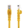 Cabo de rede Ethernet Cat5e StarTech.com com fichas RJ45 snagless – 7 m, amarelo