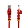 Cabo de rede Ethernet Cat5e StarTech.com com fichas RJ45 snagless – 10 m, vermelho