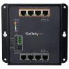 Switch PoE Gigabit Industrial de 8 portas StarTech.com – 4 x PoE+ 30W – Power Over Ethernet – switch gerido GbE Layer/L2 reforçado – switch de rede Gigabit robusto de alto desempenho IP-30/-40 °C a +75 °C – TAA