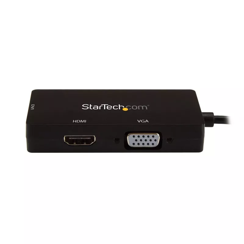 Adaptador de vídeo multiportas USB-C StarTech.com – 3 em 1 – 4K 30 Hz – preto