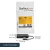 Adaptador de vídeo multiportas USB-C StarTech.com – 3 em 1 – 4K 30 Hz – preto