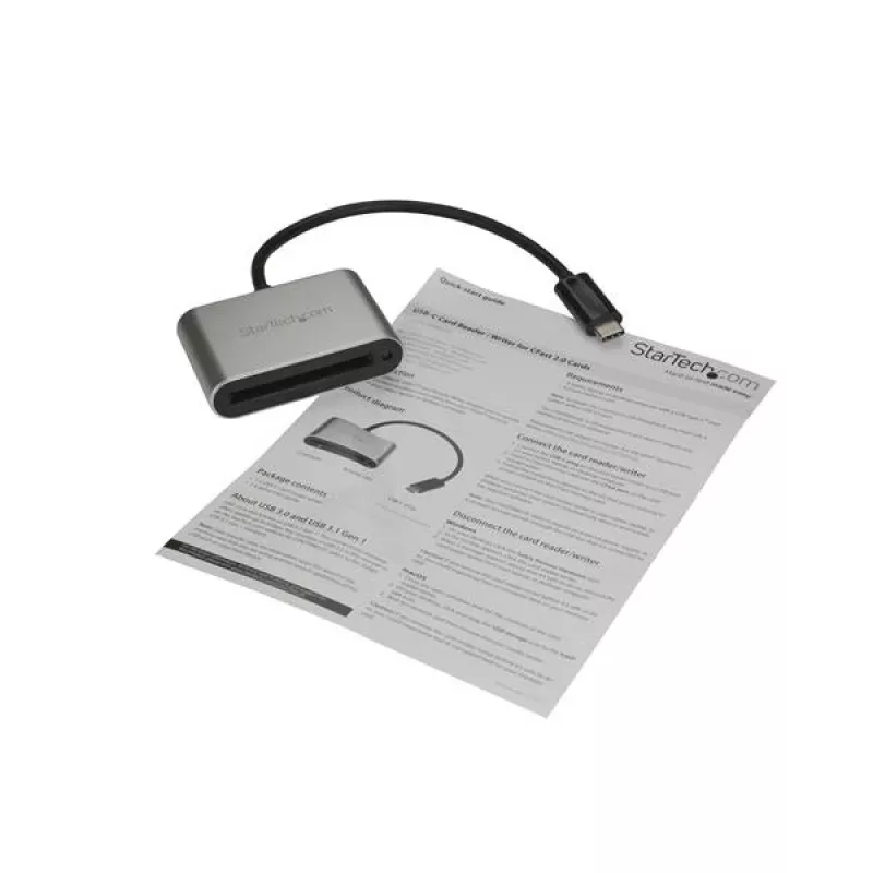 Leitor/gravador de cartões USB 3.0 StarTech.com para cartões CFast 2.0 – USB-C