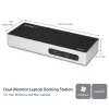 Docking station USB 3.0 StarTech.com – docking station para portátil com monitor duplo com vídeo HDMI e DVI/VGA – hub USB 3.1 Gen 1 5 Gbps de 6 portas, GbE, áudio – dock universal Type-A – Windows e Mac