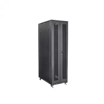 Armário de servidor 4 postes 42U StarTech.com, armário de dados 19 polegadas para montagem de equipamento de computador/AV/TI, caixa de armário de servidor com rodas, armazenamento de rede industrial completo