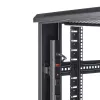 Armário de servidor 4 postes 42U StarTech.com, armário de dados 19 polegadas para montagem de equipamento de computador/AV/TI, caixa de armário de servidor com rodas, armazenamento de rede industrial completo