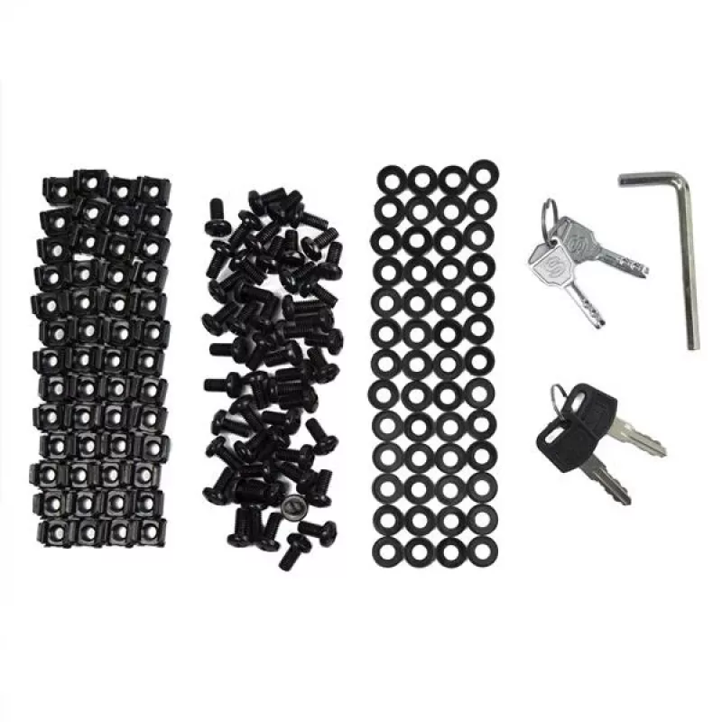 Armário de servidor 4 postes 42U StarTech.com, armário de dados 19 polegadas para montagem de equipamento de computador/AV/TI, caixa de armário de servidor com rodas, armazenamento de rede industrial completo