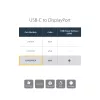 StarTech.com Adaptador USB-C para DisplayPort com Power Delivery – 4K 60Hz HBR2 – Conversor de vídeo USB Type-C para monitor DP 1.2 com carregamento – 60W PD Passthrough – Compatível com Thunderbolt 3
