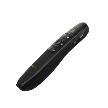 StarTech.com Comando de apresentação sem fios com ponteiro laser vermelho - 27 m de alcance