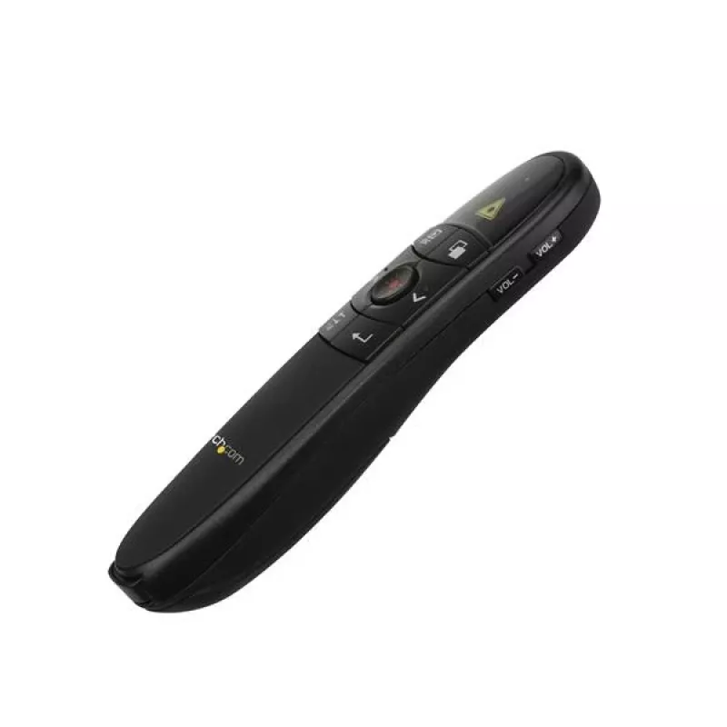 StarTech.com Comando de apresentação sem fios com ponteiro laser vermelho - 27 m de alcance