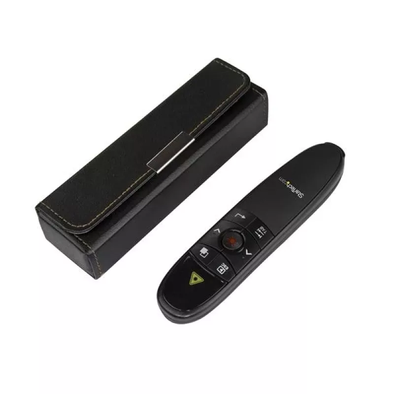 StarTech.com Comando de apresentação sem fios com ponteiro laser vermelho - 27 m de alcance
