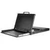 StarTech.com Consola KVM rackmount HD 1080p - KVM VGA de porta única com monitor LCD de 17 polegadas para rack de servidor - Gaveta KVM LCD 1U totalmente equipada com cabos e ferragens - Suporte USB - 50.000 MTBF