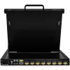 StarTech.com consola KVM de 8 portas para rack com cabos de 1,8 m - switch KVM integrado com monitor LCD de 17 polegadas - gaveta KVM LCD 1U completa - KVM OSD - durável com 50.000 horas de MTBF - suporte USB + VGA