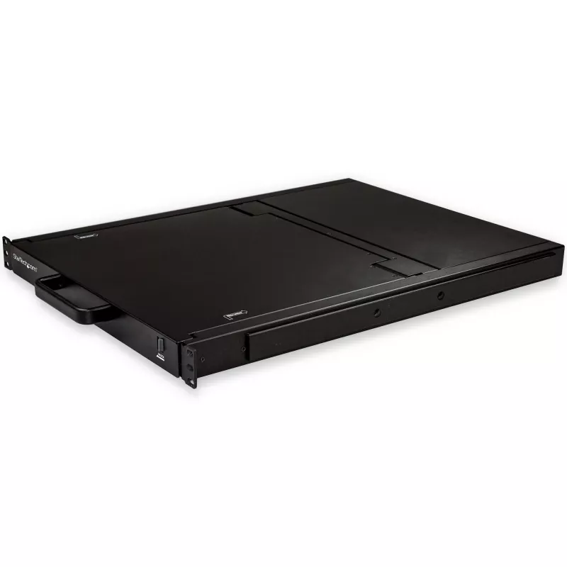 StarTech.com consola KVM de 8 portas para rack com cabos de 1,8 m - switch KVM integrado com monitor LCD de 17 polegadas - gaveta KVM LCD 1U completa - KVM OSD - durável com 50.000 horas de MTBF - suporte USB + VGA