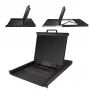 StarTech.com consola KVM de 16 portas para rack com cabos de 1,83 m – switch KVM integrado com monitor LCD de 19 polegadas – gaveta KVM LCD 1U completa – KVM OSD – durável, 50.000 horas de MTBF – suporte USB e VGA