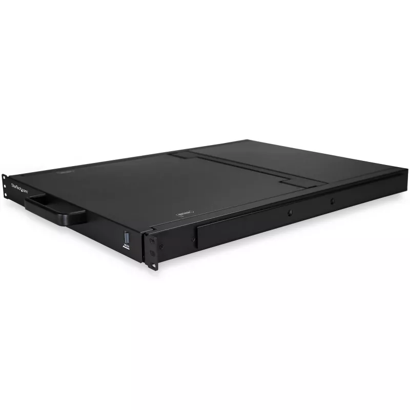 StarTech.com consola KVM de 16 portas para rack com cabos de 1,8 m – switch KVM integrado com monitor LCD de 17 polegadas – gaveta KVM LCD 1U completa – KVM OSD – fiável, 50.000 horas de MTBF – suporte USB e VGA