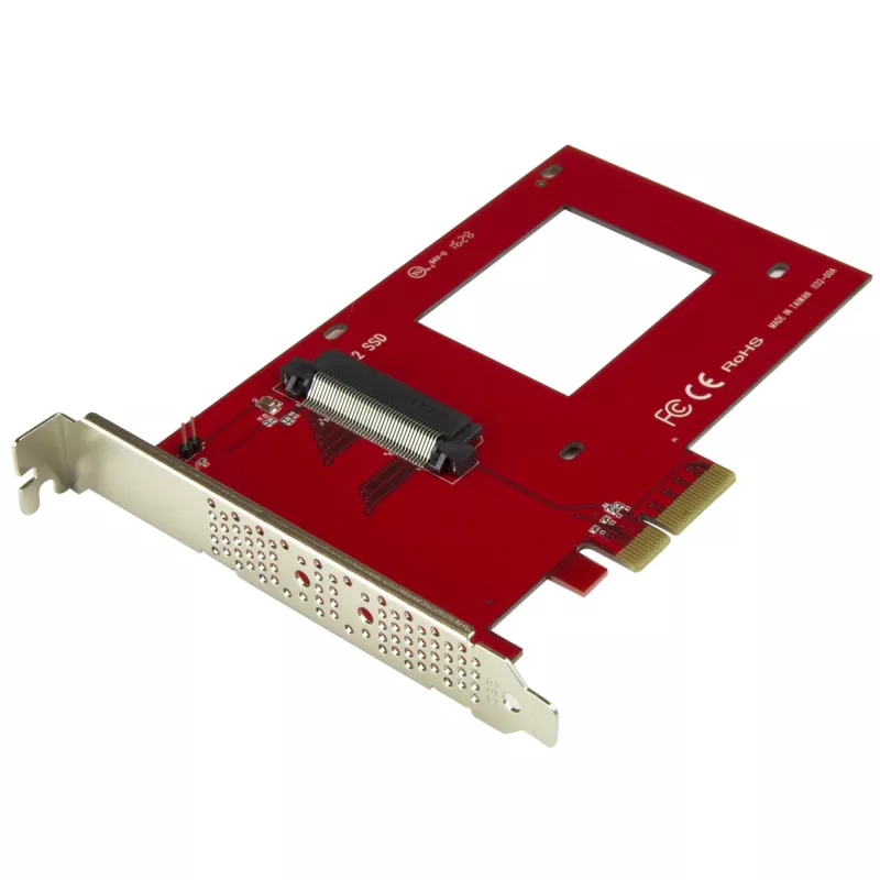 StarTech.com PEX4SFF8639 adaptador de U.2 para PCIe para SSD U.2 NVMe de 2,5 polegadas, SFF-8639, x4 PCIe 3.0