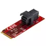 StarTech.com Placa adaptadora host U.2 (SFF-8643) para M.2 PCI Express 3.0 x4 para SSD U.2 NVMe de 2,5”