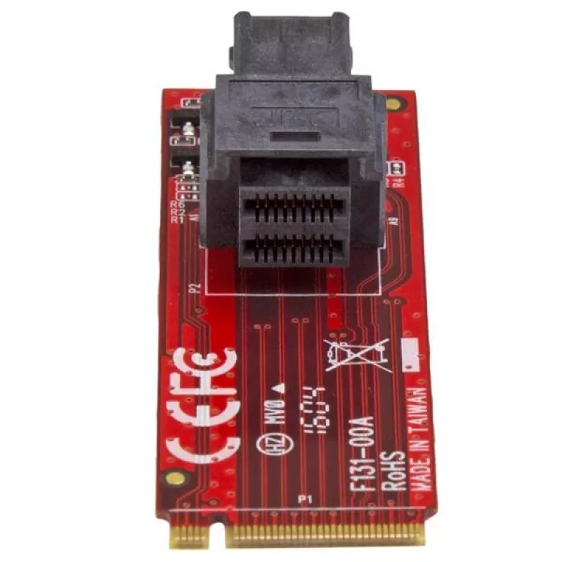 StarTech.com Placa adaptadora host U.2 (SFF-8643) para M.2 PCI Express 3.0 x4 para SSD U.2 NVMe de 2,5”