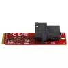 StarTech.com Placa adaptadora host U.2 (SFF-8643) para M.2 PCI Express 3.0 x4 para SSD U.2 NVMe de 2,5”