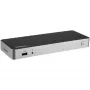 StarTech.com Dock USB-C – HDMI e DisplayPort para monitor duplo 4K 30 Hz – Docking station para portátil USB Type-C 60 W Power Delivery, SD, hub USB-A 3.0 de 4 portas, GbE, Áudio – Compatível com Thunderbolt 3