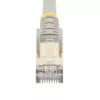 StarTech.com Cabo Ethernet CAT6a de 2m – 10 Gigabit blindado snagless RJ45 100W PoE Patch – Cabo de rede 10GbE STP com alívio de tensão – Cinzento testado individualmente/cablagem certificada UL/TIA