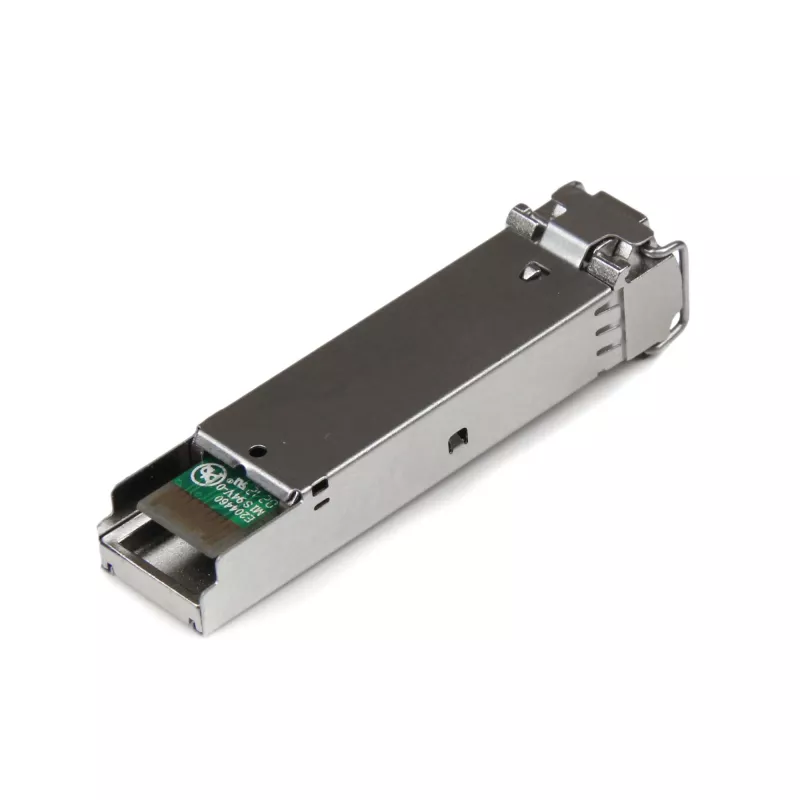 StarTech.com Módulo transceptor SFP compatível com MSA - 1000BASE-SX~Módulo SFP não codificado MSA - 1000BASE-SX - Transceptor de fibra multimodo (MMF) 1GbE - SFP Gigabit Ethernet 1GE - LC 550m - 850nm - DDM