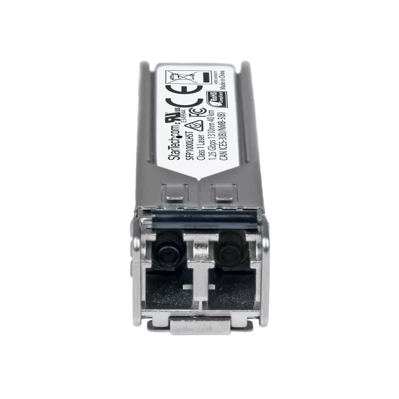 StarTech.com Módulo transceptor SFP compatível com MSA - 1000BASE-LH~Módulo SFP não codificado MSA - 1000BASE-LH - Transceptor ótico de fibra monomodo (SMF) 1GbE - SFP Gigabit Ethernet 1GE - LC 40km - 1310nm - DDM