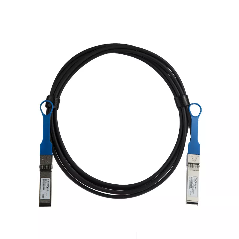 StarTech.com Cabo Twinax de ligação direta SFP+ para SFP+ 10G de 3m compatível com HPE JD097C – DAC de cobre SFP+ 10GbE 10 Gbit/s Mini GBIC/Transceptor passivo de baixo consumo Módulo DAC Firepower A5500 5800