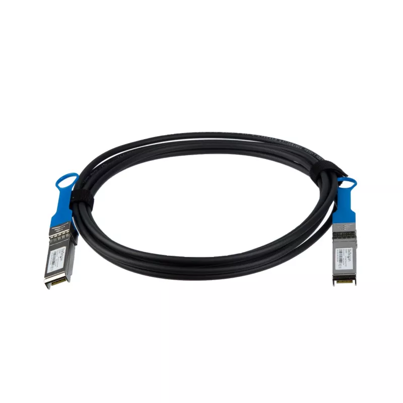 StarTech.com Cabo Twinax de ligação direta SFP+ para SFP+ 10G de 3m compatível com HPE J9283B - DAC de cobre SFP+ 10GbE 10 Gbit/s Mini GBIC/Transceptor passivo de baixo consumo Módulo DAC Firepower 1040 2930F