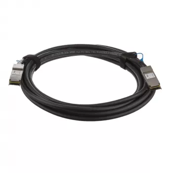 StarTech.com MSA Uncoded Compatível 5m 40G QSFP+ para QSFP+ Cabo Breakout de Ligação Direta Twinax – 40 GbE QSFP+ DAC de Cobre 40 Gbps Módulo Transceptor Passivo de Baixo Consumo DAC