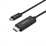 StarTech.com 1,8 m (6 ft.) Cabo USB-C para HDMI – 4K 60 Hz Cabo Adaptador de Vídeo USB Type-C para HDMI 2.0 – Compatível com Thunderbolt 3 – Portátil para Monitor/Display HDMI – DP 1.2 Alt Mode HBR2 – Preto