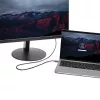 StarTech.com 1,8 m (6 ft.) Cabo USB-C para HDMI – 4K 60 Hz Cabo Adaptador de Vídeo USB Type-C para HDMI 2.0 – Compatível com Thunderbolt 3 – Portátil para Monitor/Display HDMI – DP 1.2 Alt Mode HBR2 – Preto