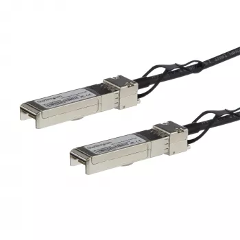 StarTech.com Cisco SFP-H10GB-CU0-5M Compatível 0,5 m 10G SFP+ para SFP+ Cabo de Ligação Direta Twinax - 10GbE SFP+ DAC de Cobre 10 Gbps Módulo Mini-GBIC/Transceptor Passivo de Baixo Consumo DAC Firepower ASR9000 ASR1000