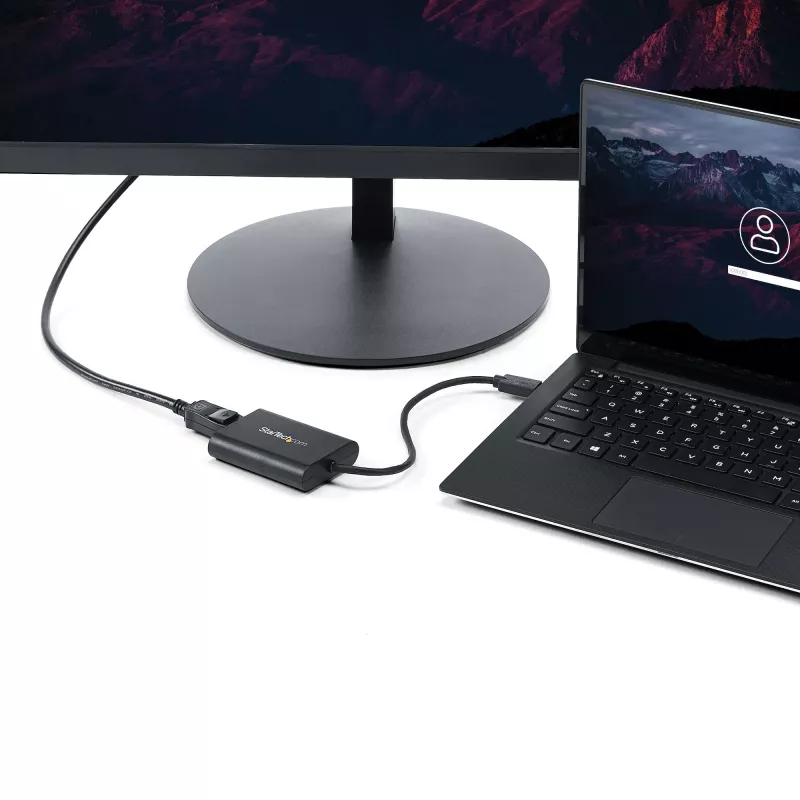 StarTech.com Adaptador USB 3.0 para DisplayPort, Conversor USB DP para Monitor Windows, 4K (sem suporte para macOS/ChromeOS/Linux) - TAA