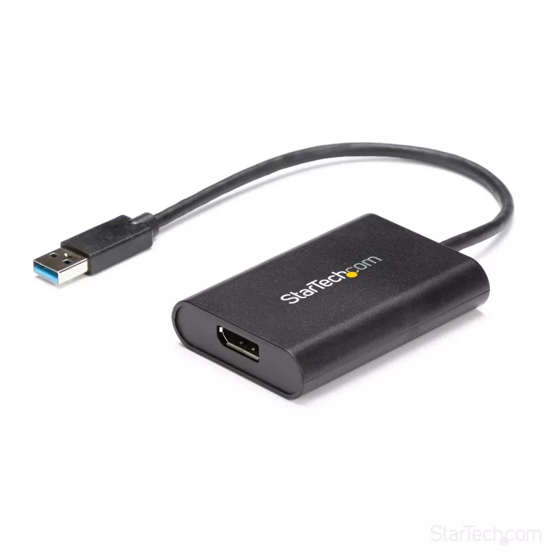 StarTech.com Adaptador USB 3.0 para DisplayPort, Conversor USB DP para Monitor Windows, 4K (sem suporte para macOS/ChromeOS/Linux) - TAA