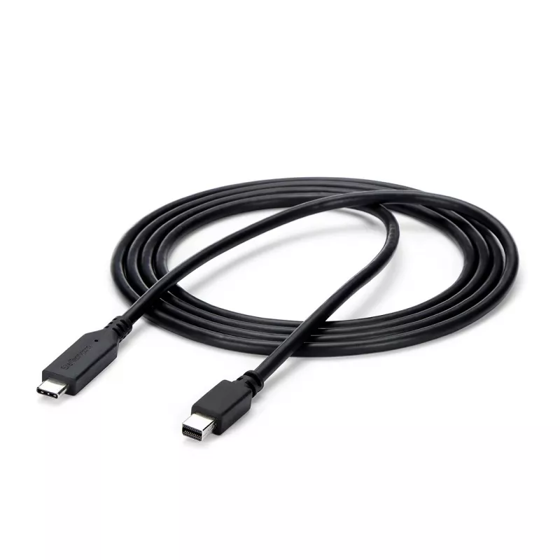 StarTech.com 6 ft. (1,8 m) Cabo USB-C para Mini DisplayPort - 4K 60Hz - Preto