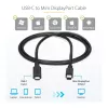 StarTech.com 6 ft. (1,8 m) Cabo USB-C para Mini DisplayPort - 4K 60Hz - Preto
