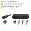 StarTech.com Adaptador Multiportas USB-C - Dock USB-C Portátil com HDMI 4K - Passagem PD 3.0 100W, 1x USB-A, 1x USB-C, GbE - Dock de Viagem para Portátil Thunderbolt 3 & USB Type-C - Mac & Windows