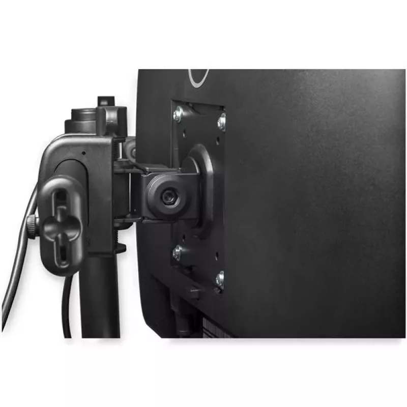 StarTech.com Braço de Montagem na Secretária para Dois Monitores - Barra Transversal - Montagem com Grampo de Mesa/Passagem de Cabos