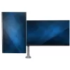 StarTech.com Suporte de Mesa para Dois Monitores – Braço de Monitor Articulado Premium – Monitores VESA até 30 polegadas – Suporte de Monitor Ajustável em Altura – Rotativo/Inclinável/Orientável – Grampo/Passagem de Mesa – Prateado