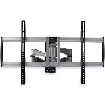 StarTech.com Suporte de Parede para TV Totalmente Articulado – Suporte de Parede para TV Orientável de Alta Capacidade para Ecrãs VESA de 32 a 75 Polegadas (165 lb/75 kg) – Braço Inclinável/Orientável Universal Ajustável para Ecrãs Planos – Prateado