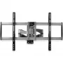 StarTech.com Suporte de Parede para TV Totalmente Articulado – Suporte de Parede para TV Orientável de Alta Capacidade para Ecrãs VESA de 32 a 75 Polegadas (165 lb/75 kg) – Braço Inclinável/Orientável Universal Ajustável para Ecrãs Planos – Prateado